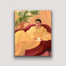 Load image into Gallery viewer, Tea on the Red Sofa